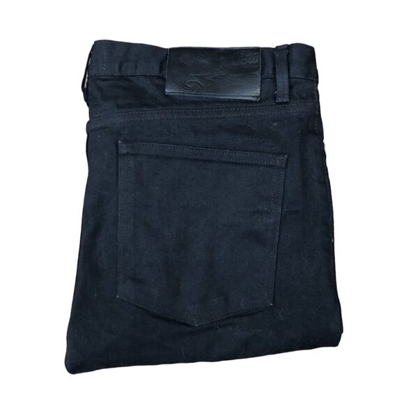Naked & Famous Selvedge Denim Jeans Size 36 Black Cobra - Picture 1 of 7